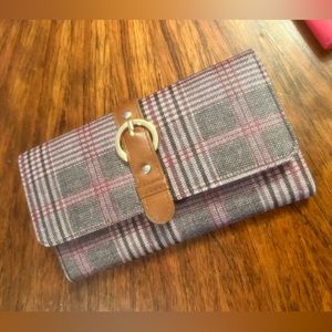 Beautiful plaid wallet